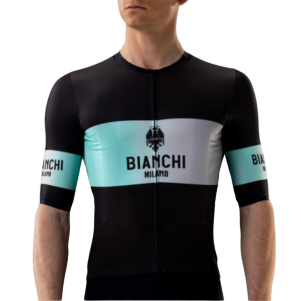 Bianchi Jersey Remastered Short sleeve Svart