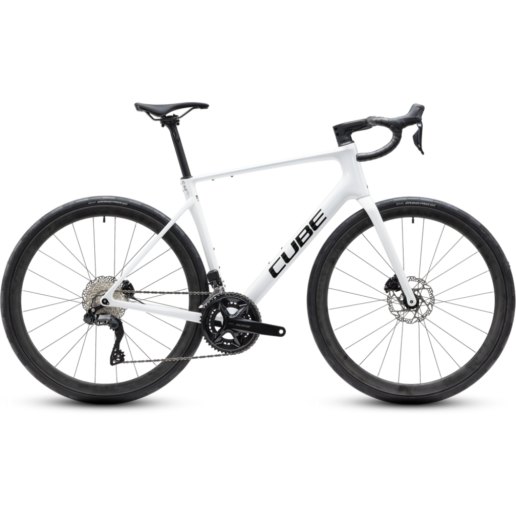 Cube Attain C:62 SLX metallicwhite´n´black