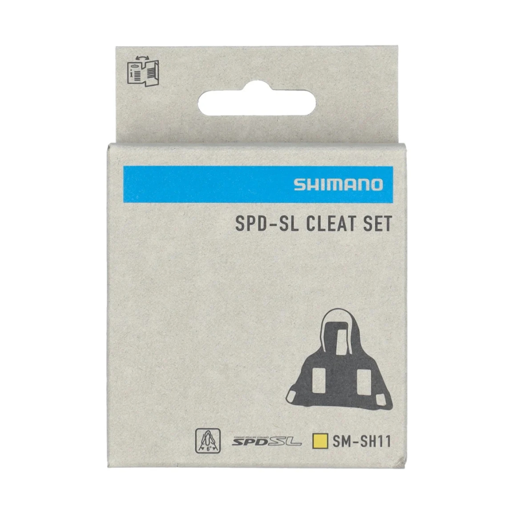 Shimano SPD-SL Gloss Gul 6°