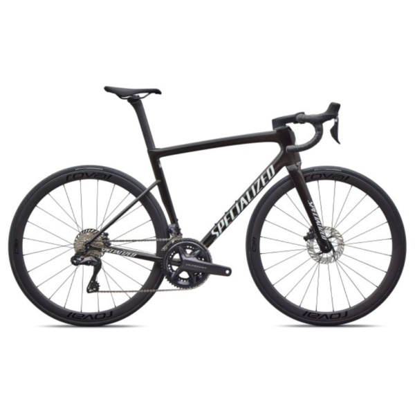 Specialized Tarmac SL8 Expert | Gloss Obsidian Metallic / 25% Cqv Reflex Super Red Pearl Over White