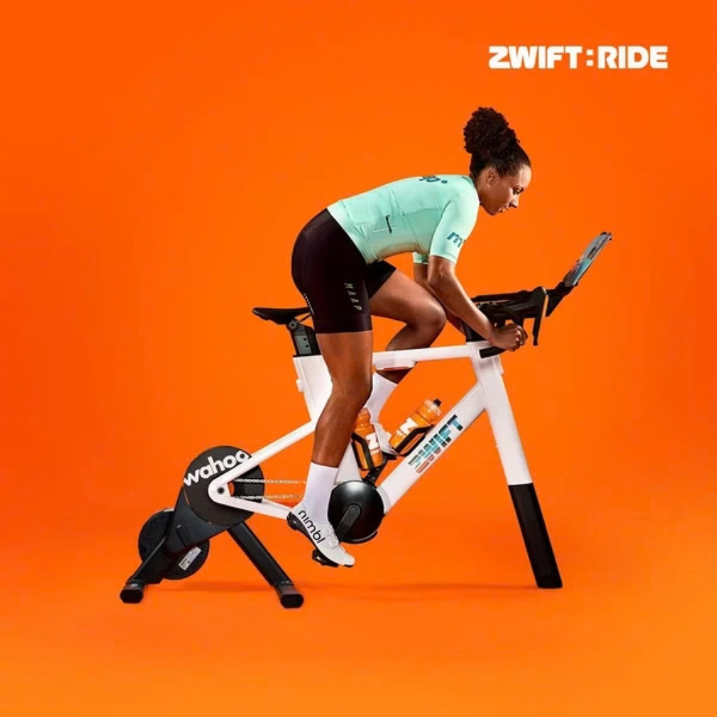 Cykeltrainer Zwift Ride + Wahoo Kickr Core 2