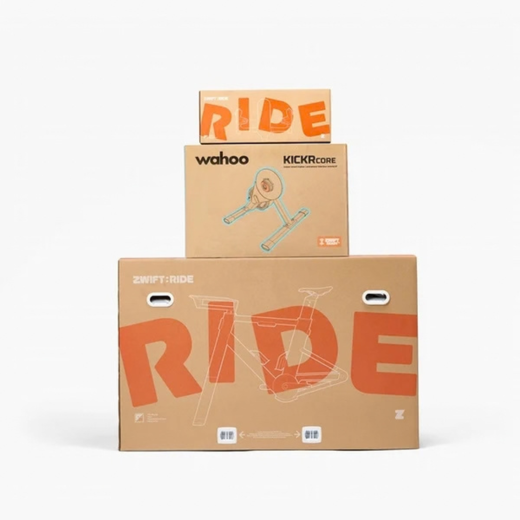 Cykeltrainer Zwift Ride + Wahoo Kickr Core 2